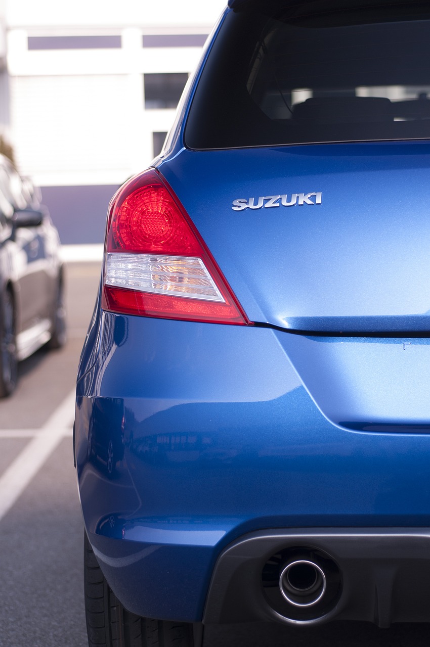 rear, automobile, suzuki, vehicle, lights, blue, brake lights, rear window, exhaust, suzuki, suzuki, suzuki, suzuki, suzuki, rear window, rear window, rear window, rear window